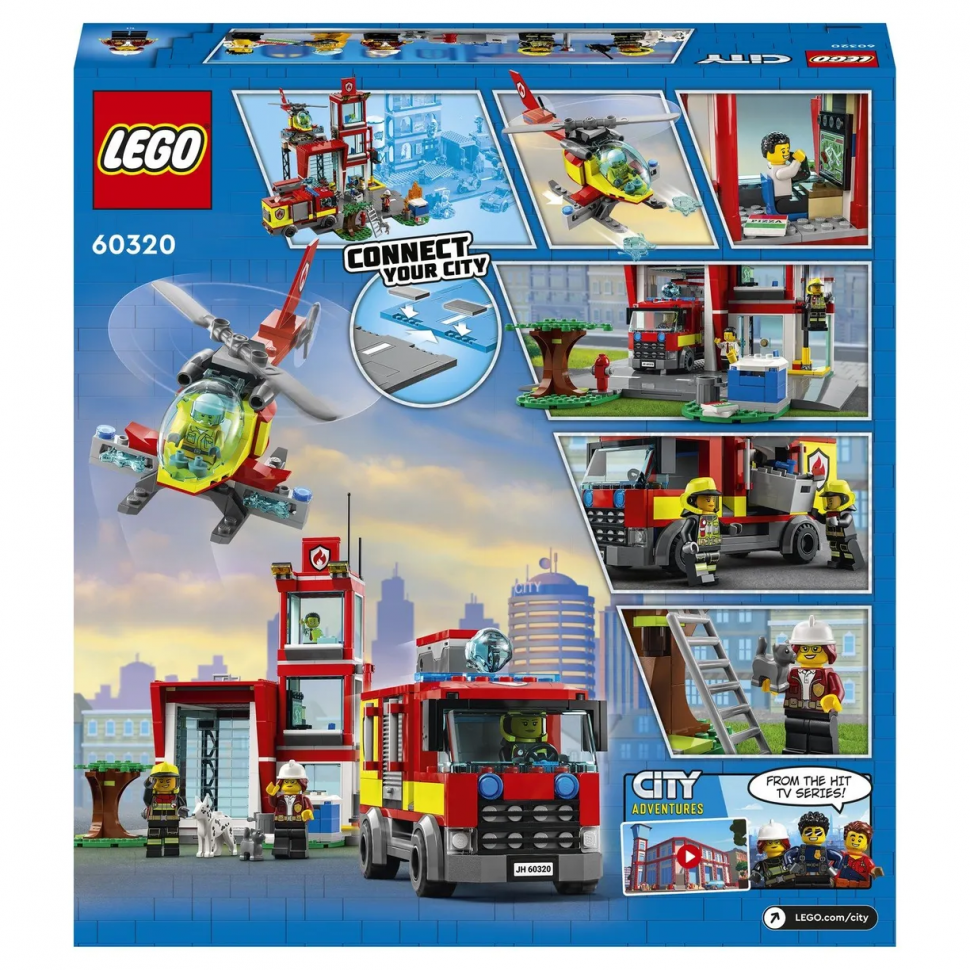 Конструктор LEGO City Fire 60320 Пожарная часть
