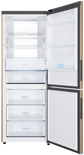 Холодильник Haier C4F744CGG, золотой