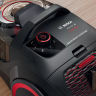 Пылесос Bosch ProPower BGS21POW2 с контейнером для пыли, 700Вт, черный/красный