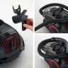 Пылесос Bosch ProPower BGS21POW2 с контейнером для пыли, 700Вт, черный/красный