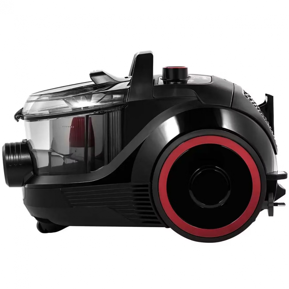 Пылесос Bosch ProPower BGS21POW2 с контейнером для пыли, 700Вт, черный/красный