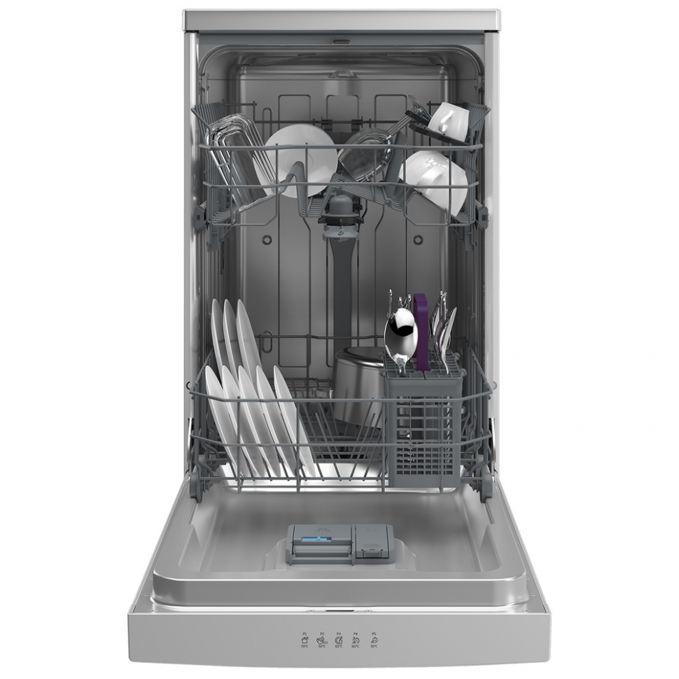 Посудомоечная машина Beko BDFS15020S, серебристый