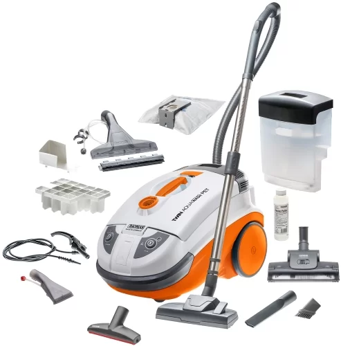 Пылесос Thomas Twin Aquawash Pet, белый/оранжевый