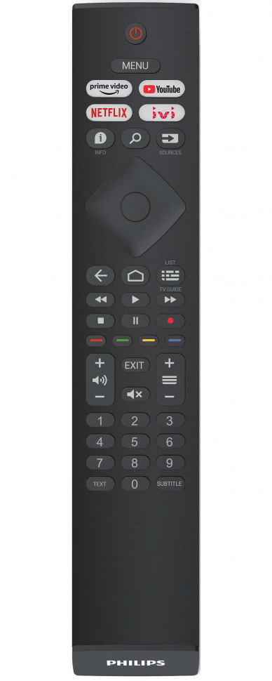 Телевизор Philips 50PUS7406/60 2021 HDR, черный