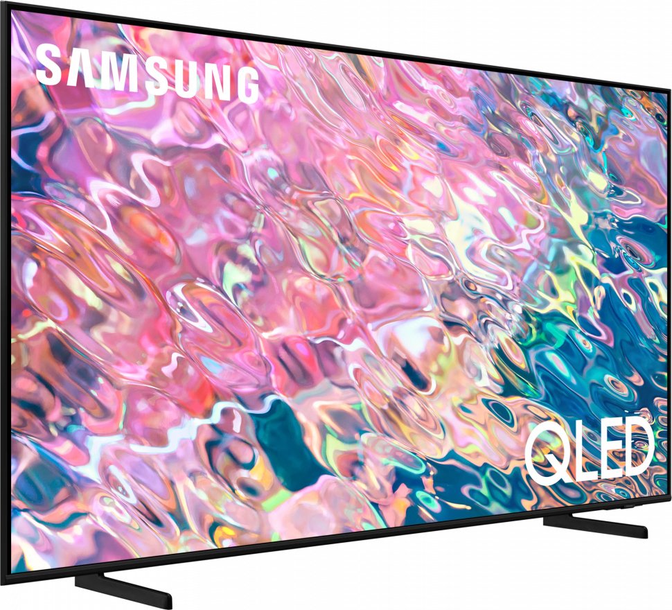 Телевизор Samsung QE55Q60BAU HDR, QLED, черный