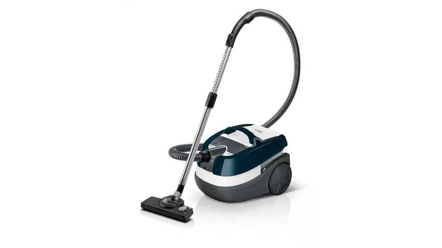 Пылесос Bosch BWD41720, белый/бирюзовый