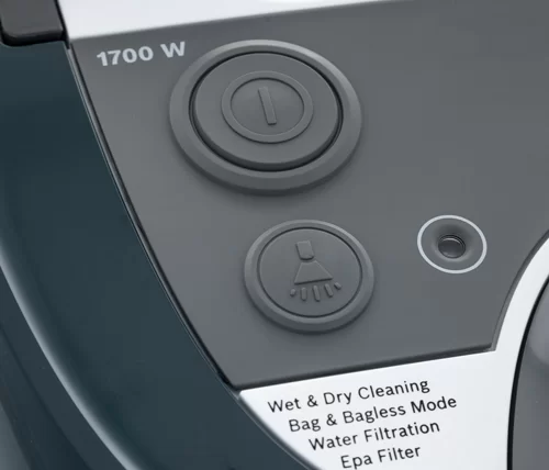 Пылесос Bosch BWD41720, белый/бирюзовый