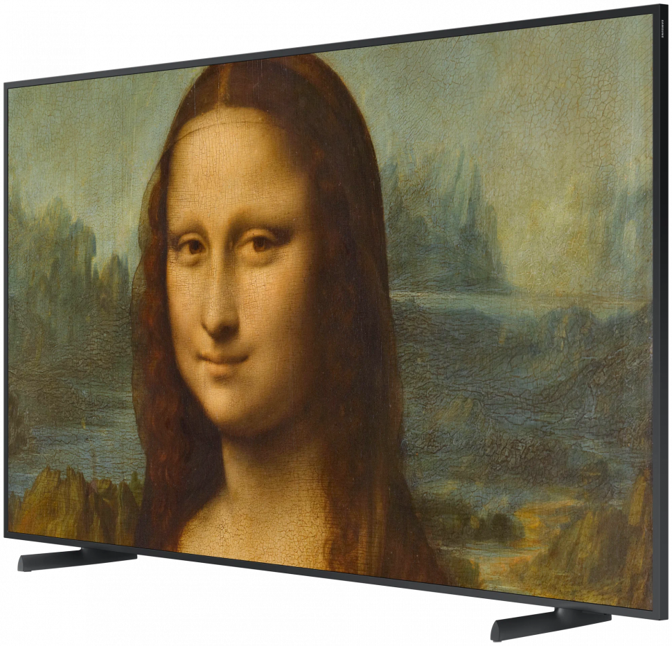 Телевизор Samsung The Frame QE55LS03BAU 2022 HDR, QLED, LED, черный