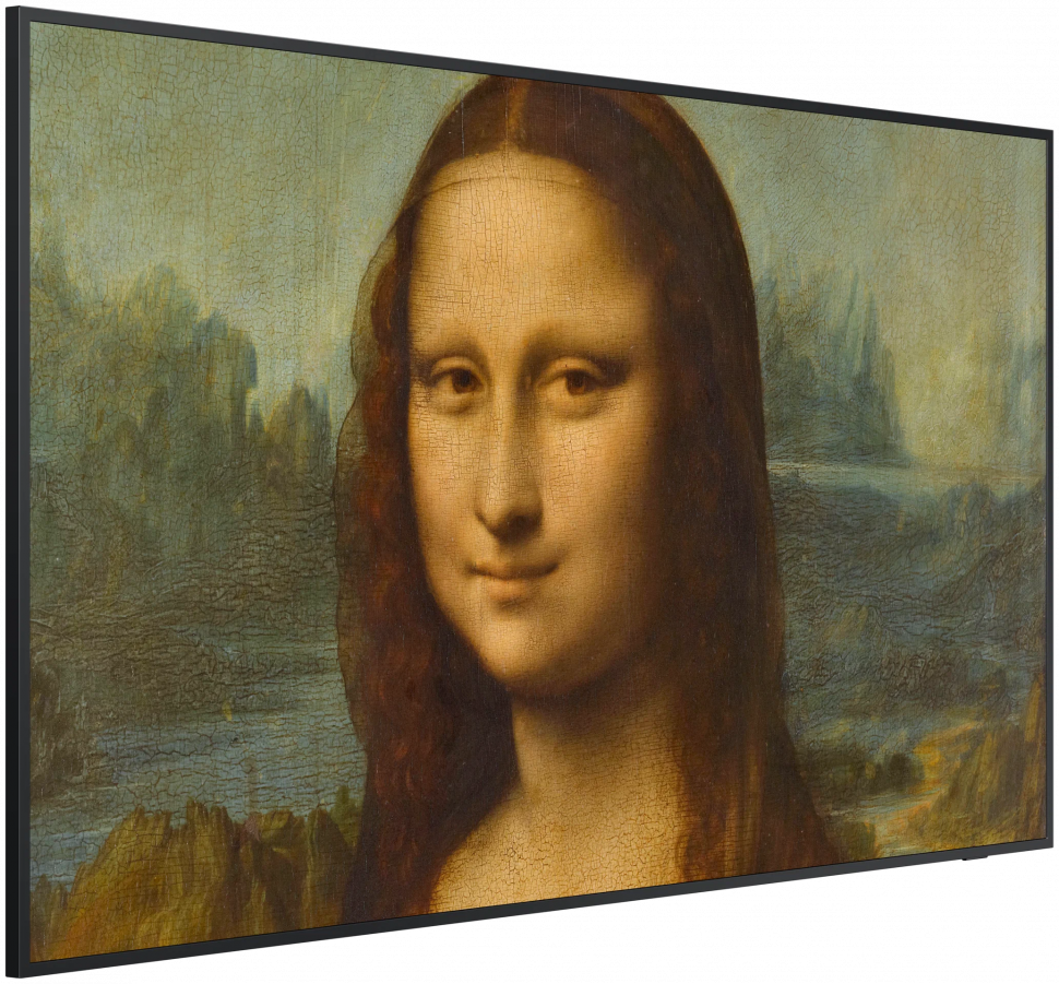 Телевизор Samsung The Frame QE55LS03BAU 2022 HDR, QLED, LED, черный