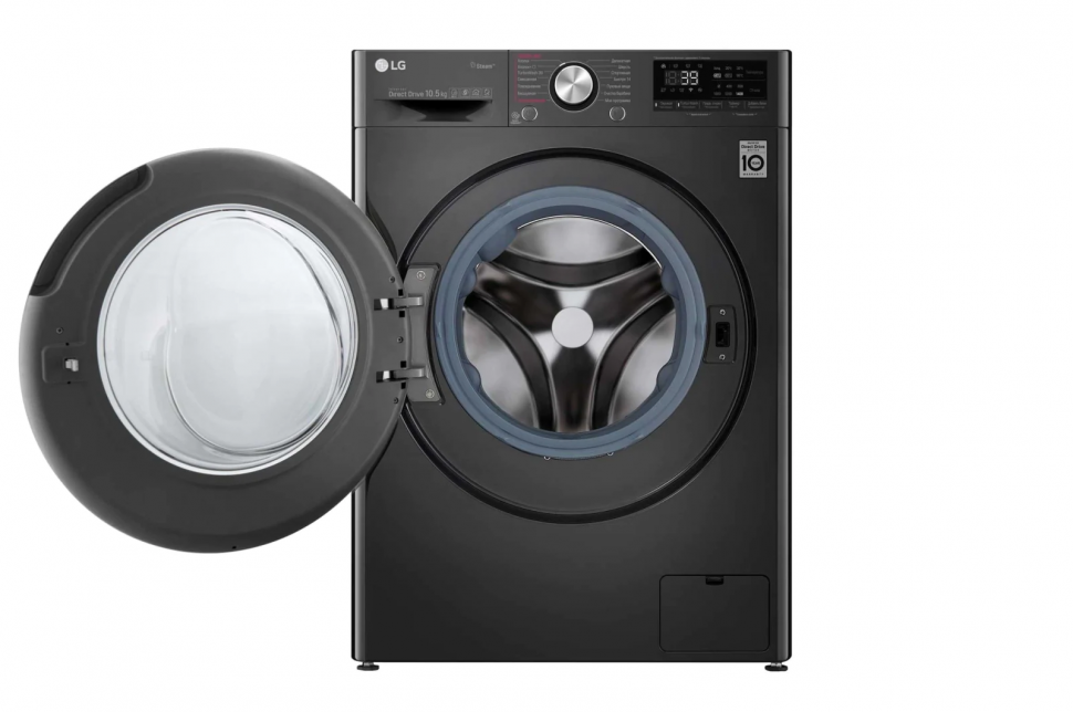 Стиральная машина LG AI DD TW4V9RW9P, черная сталь