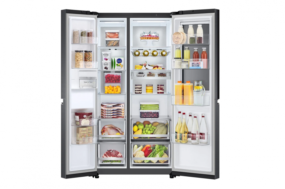 Холодильник LG GC-Q257CBFC, темный графит