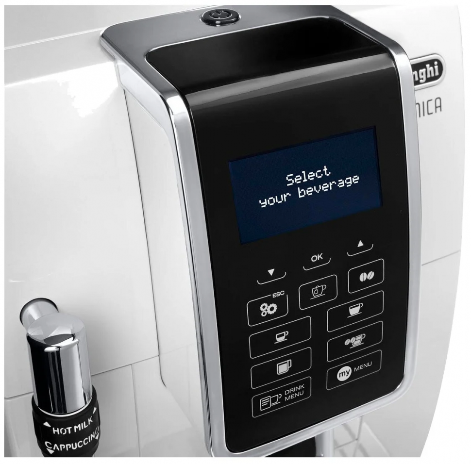 Кофемашина De'Longhi Dinamica ECAM 350.35, белый