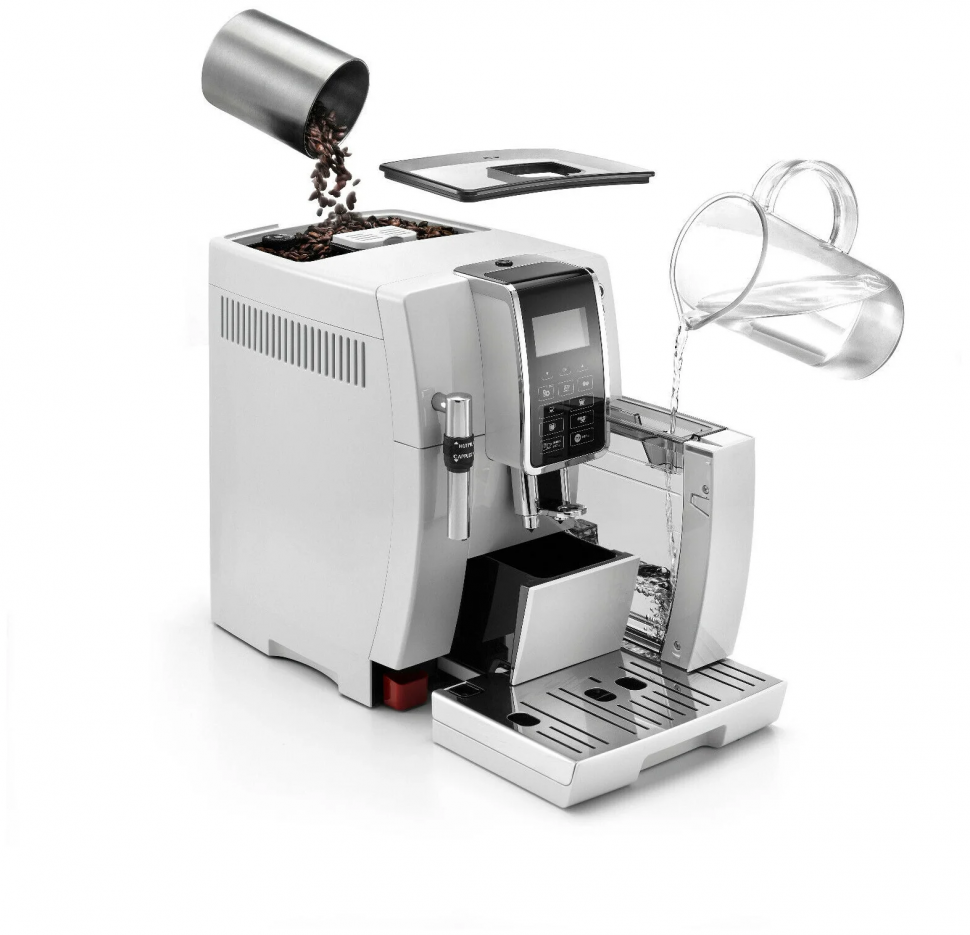 Кофемашина De'Longhi Dinamica ECAM 350.35, белый