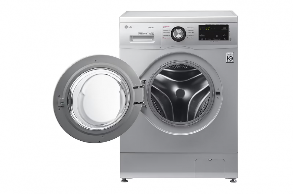 Стиральная машина LG Steam F2J3HS4L, серебристый