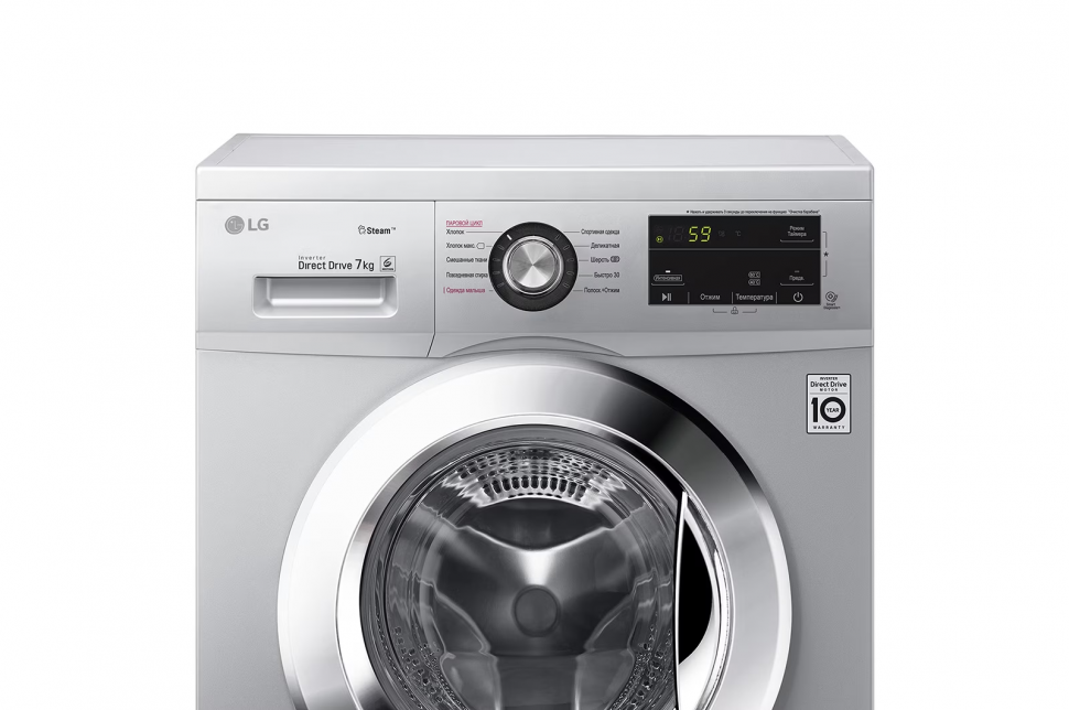 Стиральная машина LG Steam F2J3HS4L, серебристый