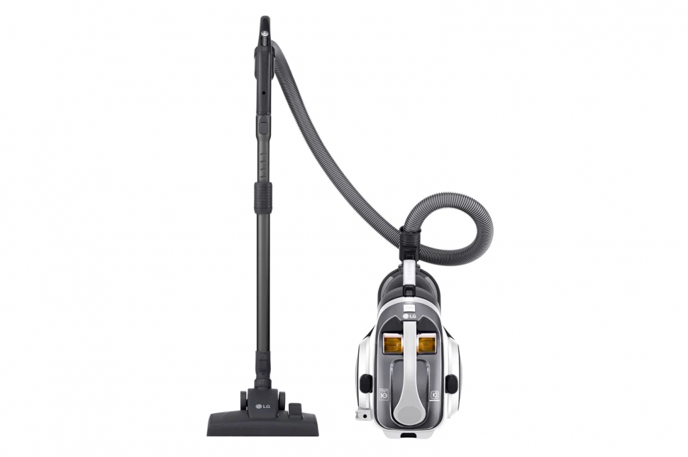Пылесос LG VC73189NHTS, серебристый/белый