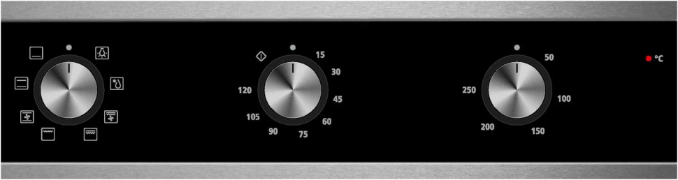 Электрический духовой шкаф Midea MO37001X, серебристый