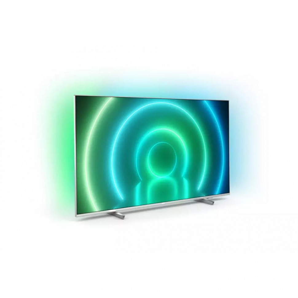 Телевизор Philips 50PUS7956/60 HDR, LED (2021), серебристый
