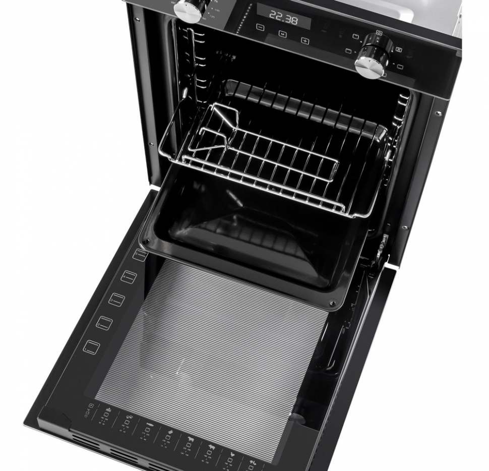 Электрический духовой шкаф MAUNFELD EOEM516B, черный