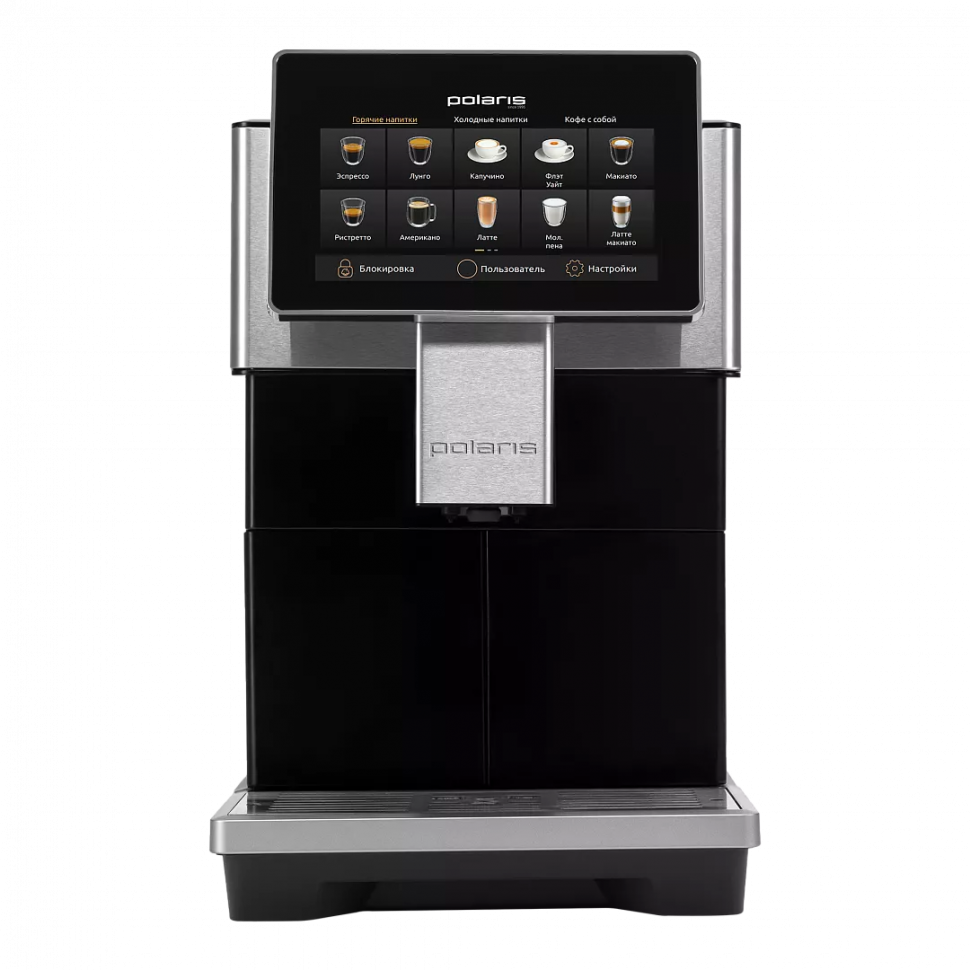 Кофемашина Polaris PACM 2081AC WIFI IQ Home Black