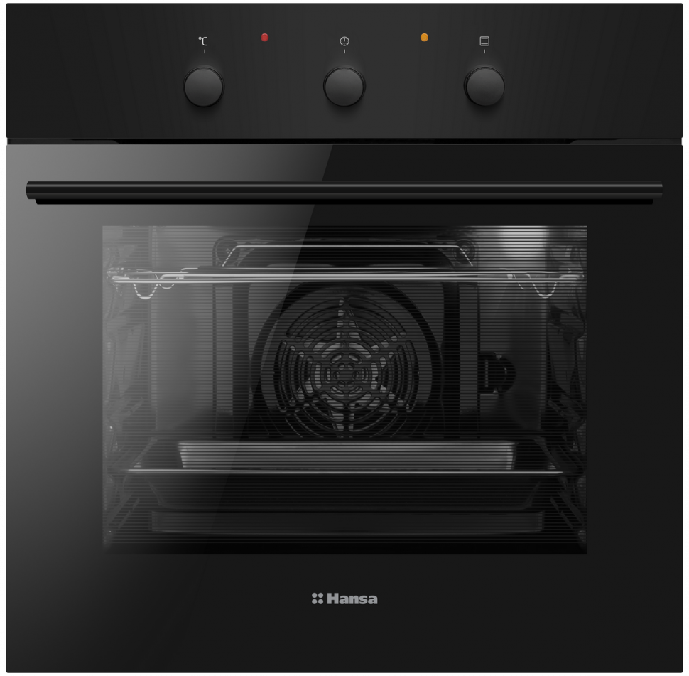 Электрический духовой шкаф Hansa BOES681021, черный