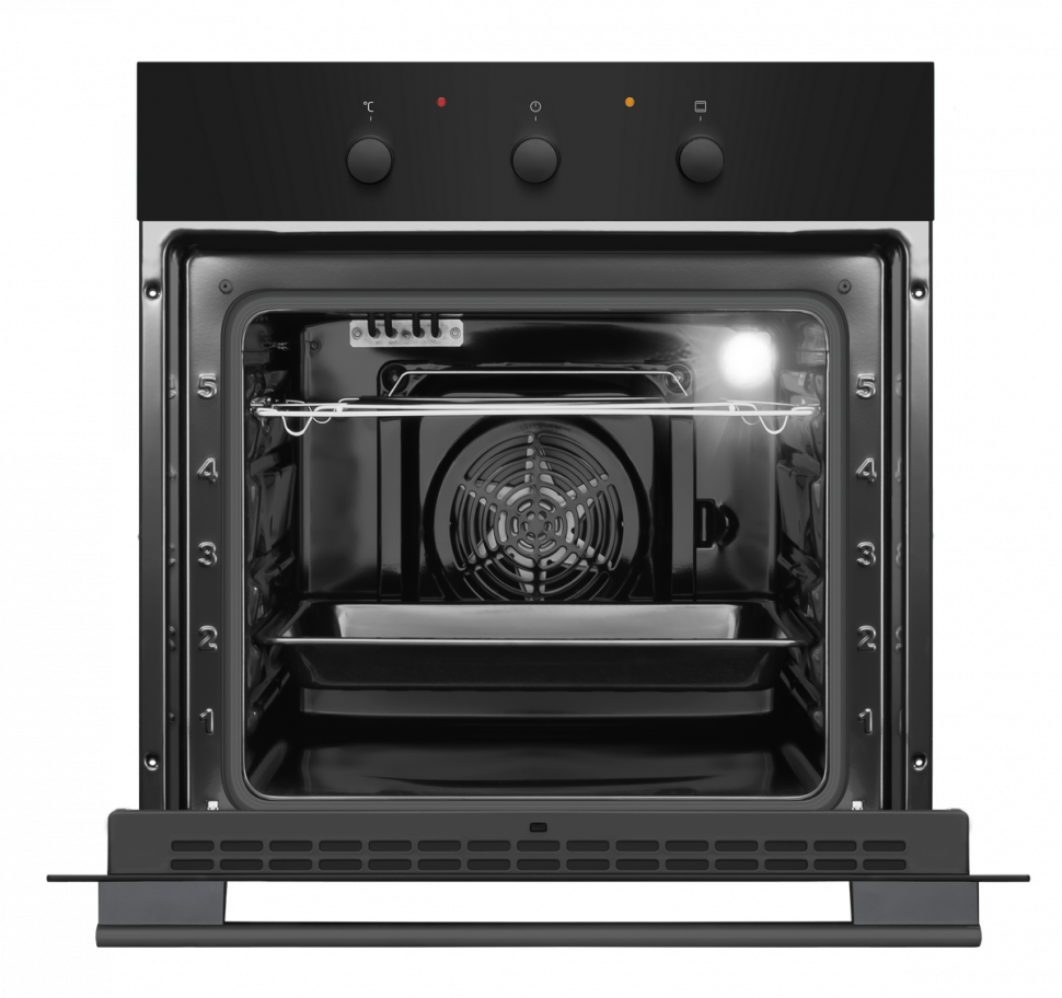Электрический духовой шкаф Hansa BOES681021, черный