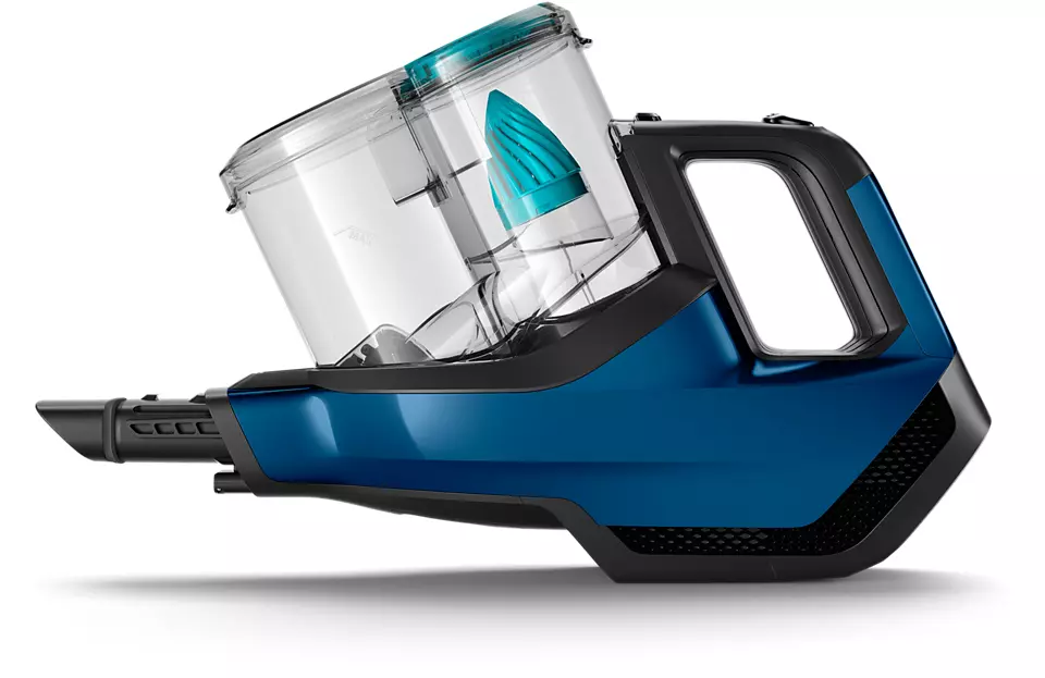 Пылесос ручной Philips FC6718/01 черный/синий