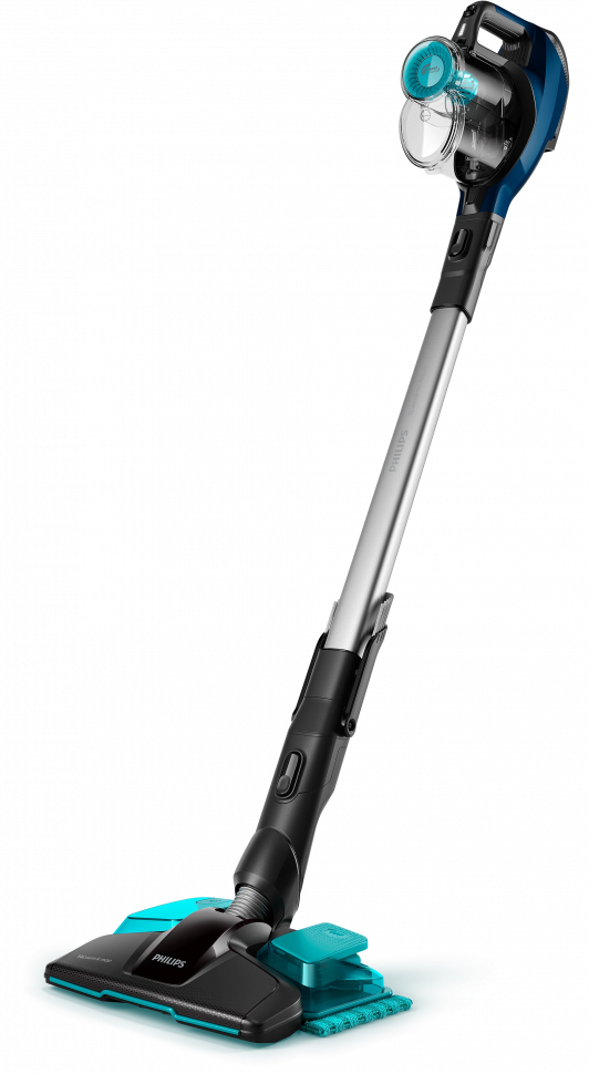 Пылесос ручной Philips FC6718/01 черный/синий