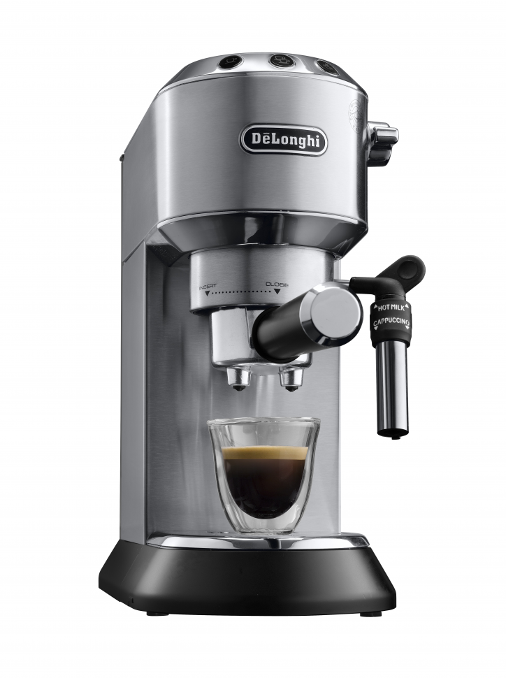 Кофеварка рожковая De'Longhi Dedica EC 685, металл