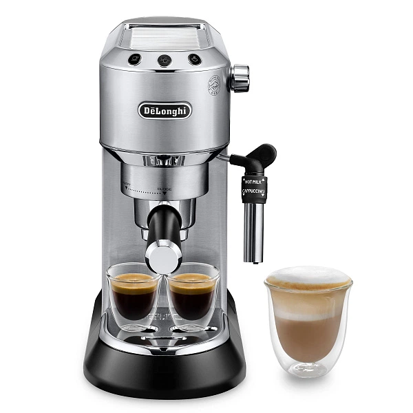Кофеварка рожковая De'Longhi Dedica EC 685, металл