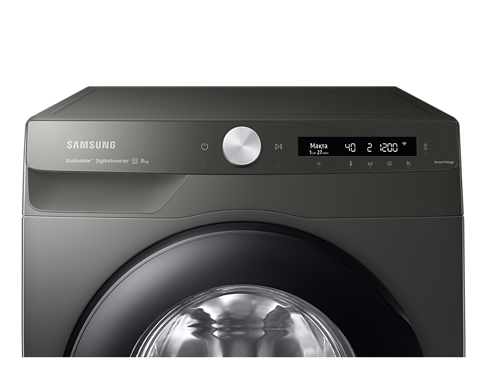 Стиральная машина Samsung WW80A6S24AN/LD, черный