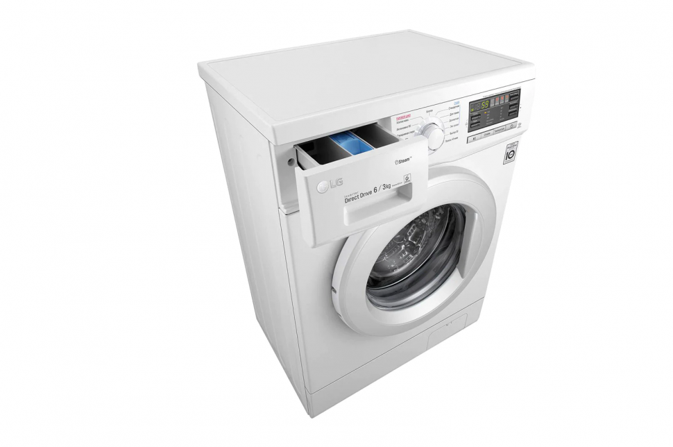 Стиральная машина с сушкой LG F1296CDS0, белый
