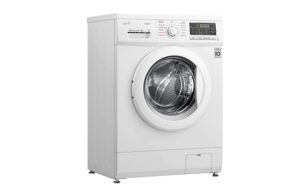 Стиральная машина с сушкой LG F1296CDS0, белый