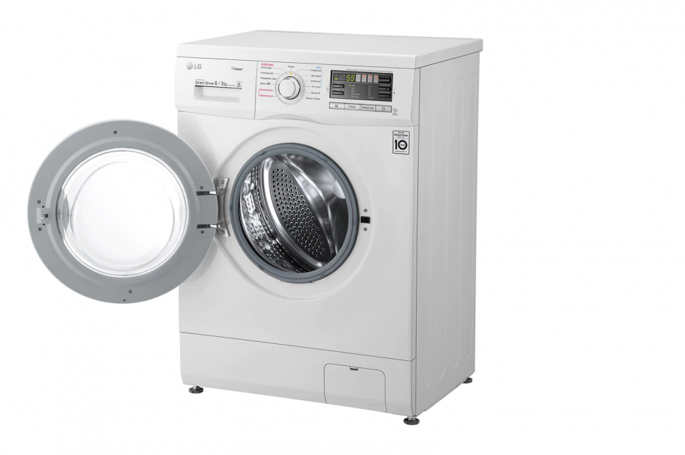 Стиральная машина с сушкой LG F1296CDS0, белый