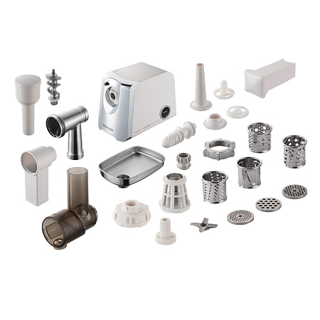 Мясорубка REDMOND RMG-1205-8, белый