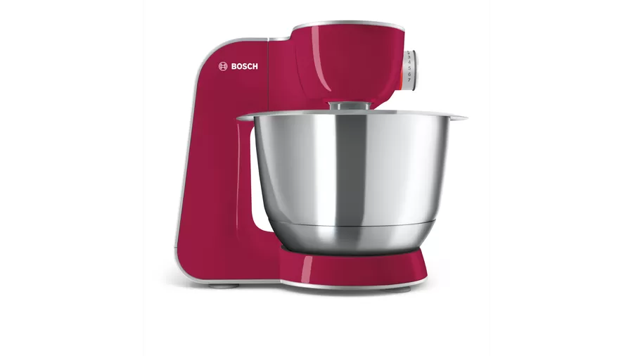 Кухонный комбайн Bosch MUM 5 MUM58420, 1000 Вт, рубиновый/серебристый