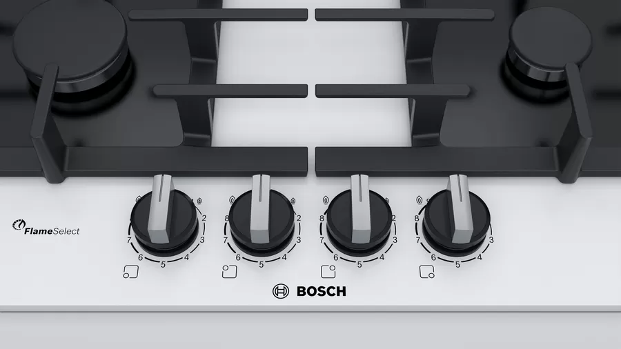Газовая варочная панель Bosch PPP6A2B90R, белый