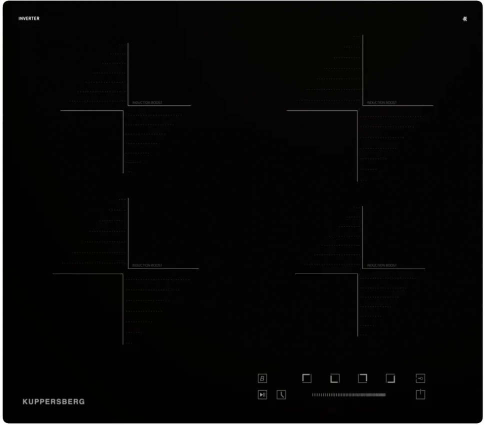 Индукционная варочная панель Kuppersberg ICS 604, черная