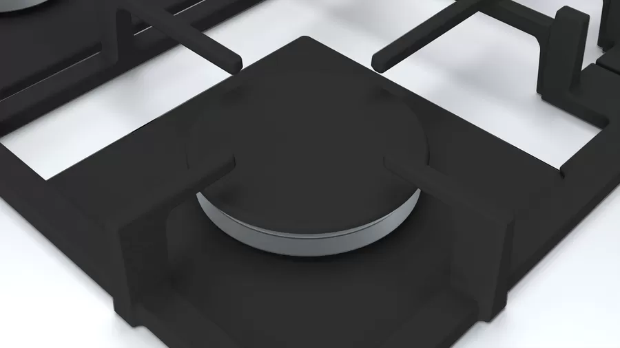 Газовая варочная панель Bosch Serie 4 PNP6B2O92R, белый