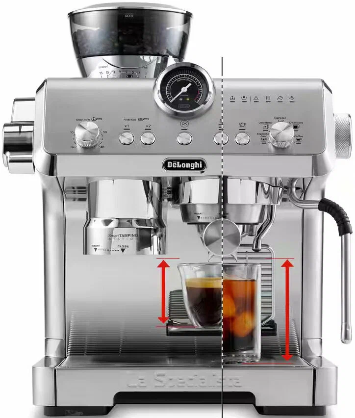 Кофеварка DeLonghi EC9555M, серебристый