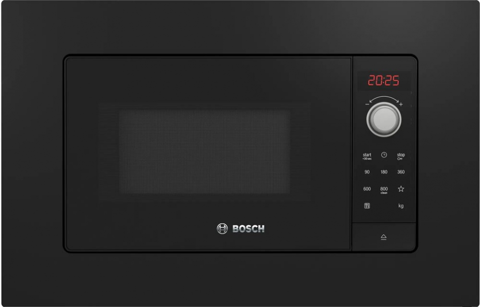 Микроволновая печь встраиваемая BOSCH BFL623MB3, черный