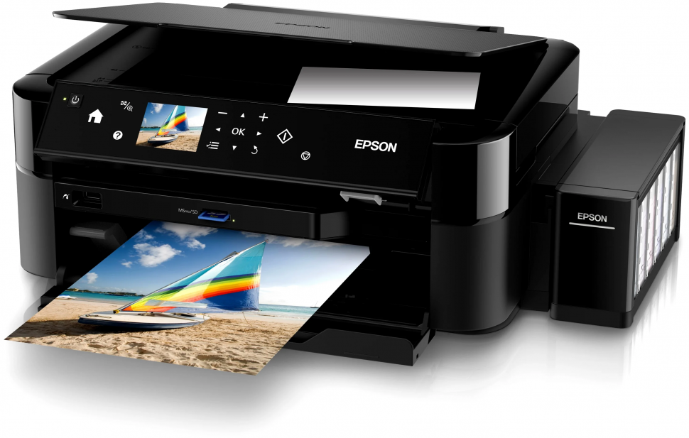 МФУ струйное Epson L850, цветн., A4, черный