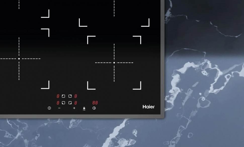 Индукционная варочная панель Haier HHY-Y64NFB, черный