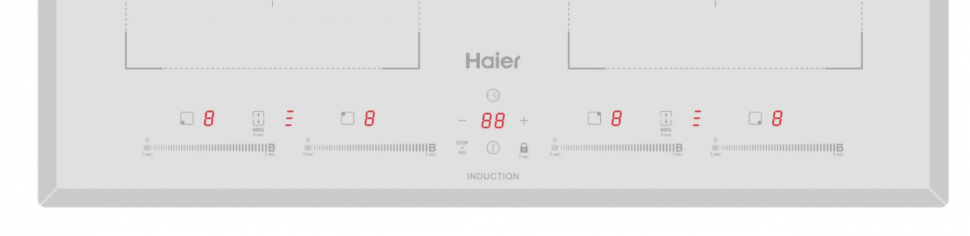 Индукционная варочная поверхность Haier HHY-Y64FFVW, белая