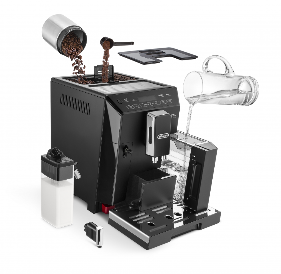 Кофемашина De'Longhi Eletta Cappuccino ECAM 44.660 B, черный