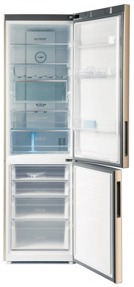 Холодильник Haier C2F637CGG, золотистый