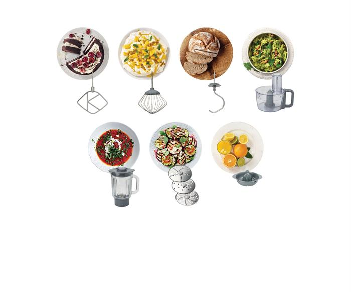 Кухонный комбайн Kenwood KHC29.J0WH, 1000 Вт, белый