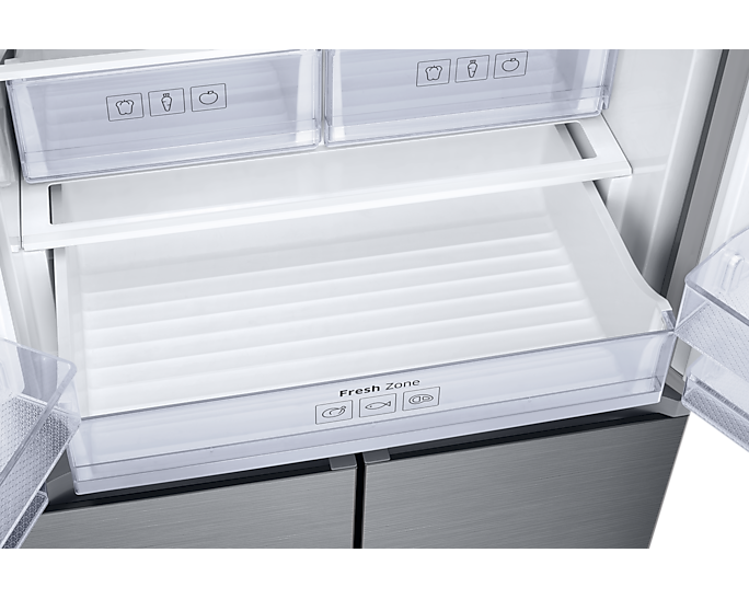 Холодильник Samsung RF50K5920S8, серебристый