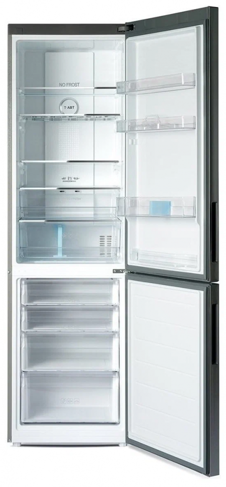 Холодильник Haier C2F636CFRG, серебристый