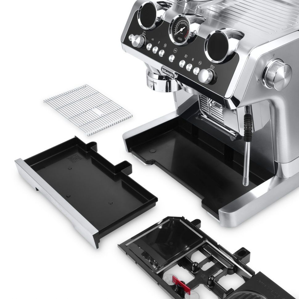 Кофеварка рожковая De'Longhi La Specialista Maestro EC 9665. M 2.0, металлик/черный